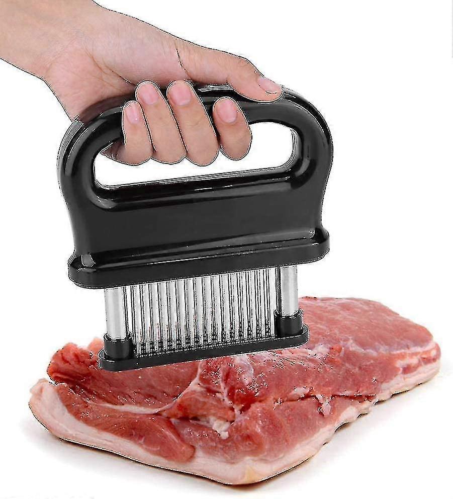 Fleischzartmacher Mit 48 Edelstahlnadeln, Küchenhelfer Zum Zartmachen Von Fleisch