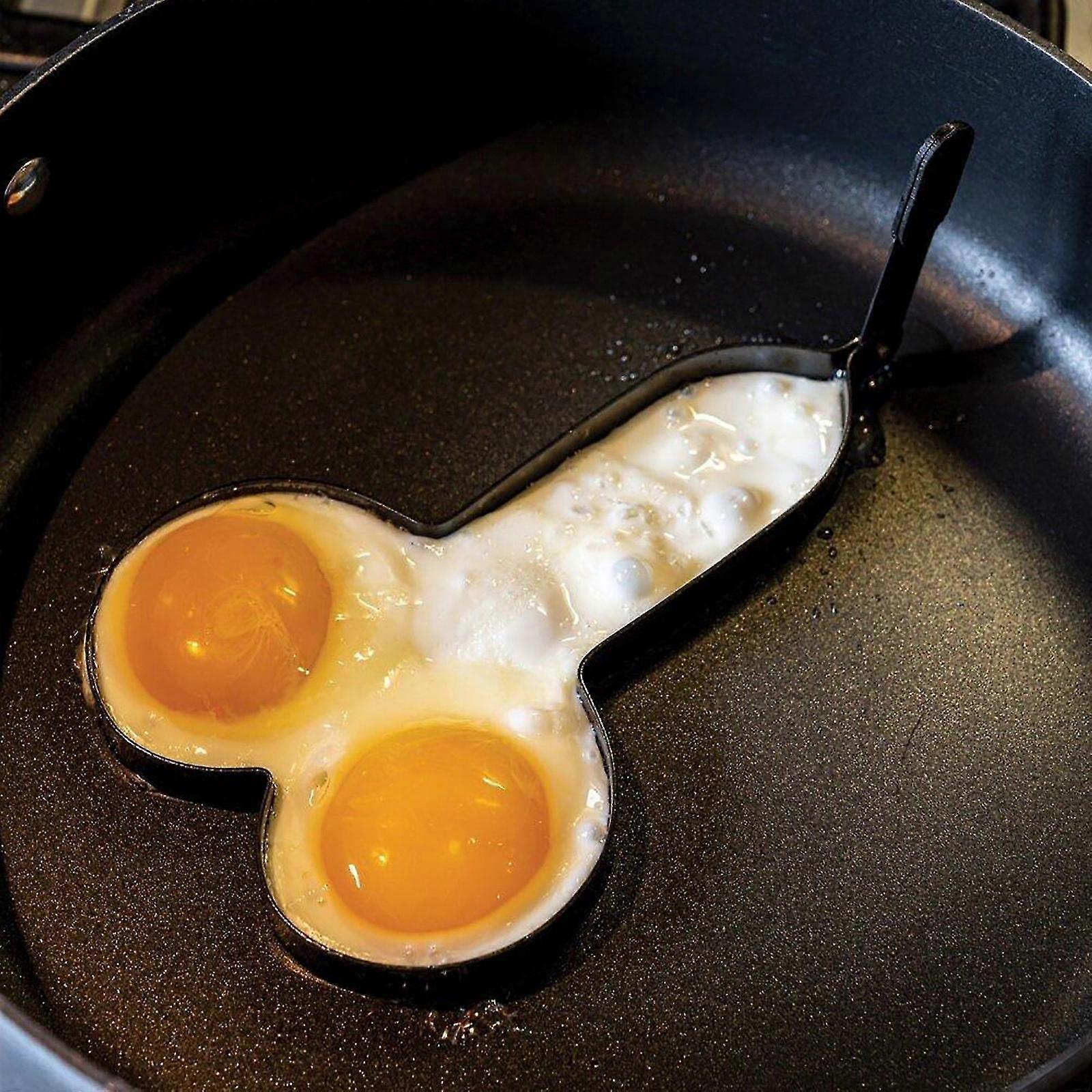 Lustiger Eierfrittierer, Spiegeleiform, Eierring, Professionelle Pfannkuchenform Mit Griffen Für Spiegeleier-a