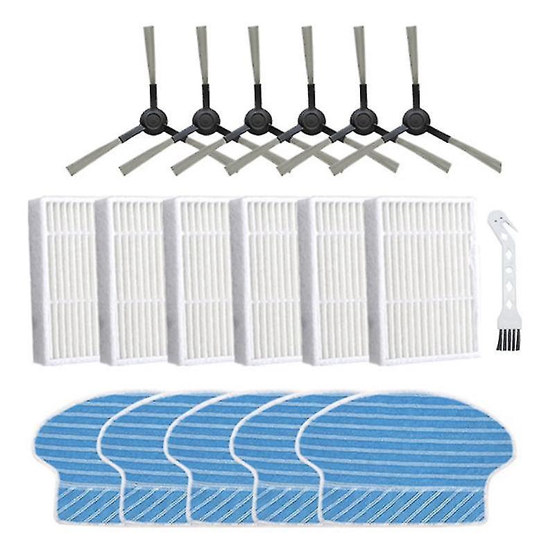 18-teiliges Set Mit Waschbarem Hepa-filter, Wischtuch Und Seitenbürste Für Saugroboter