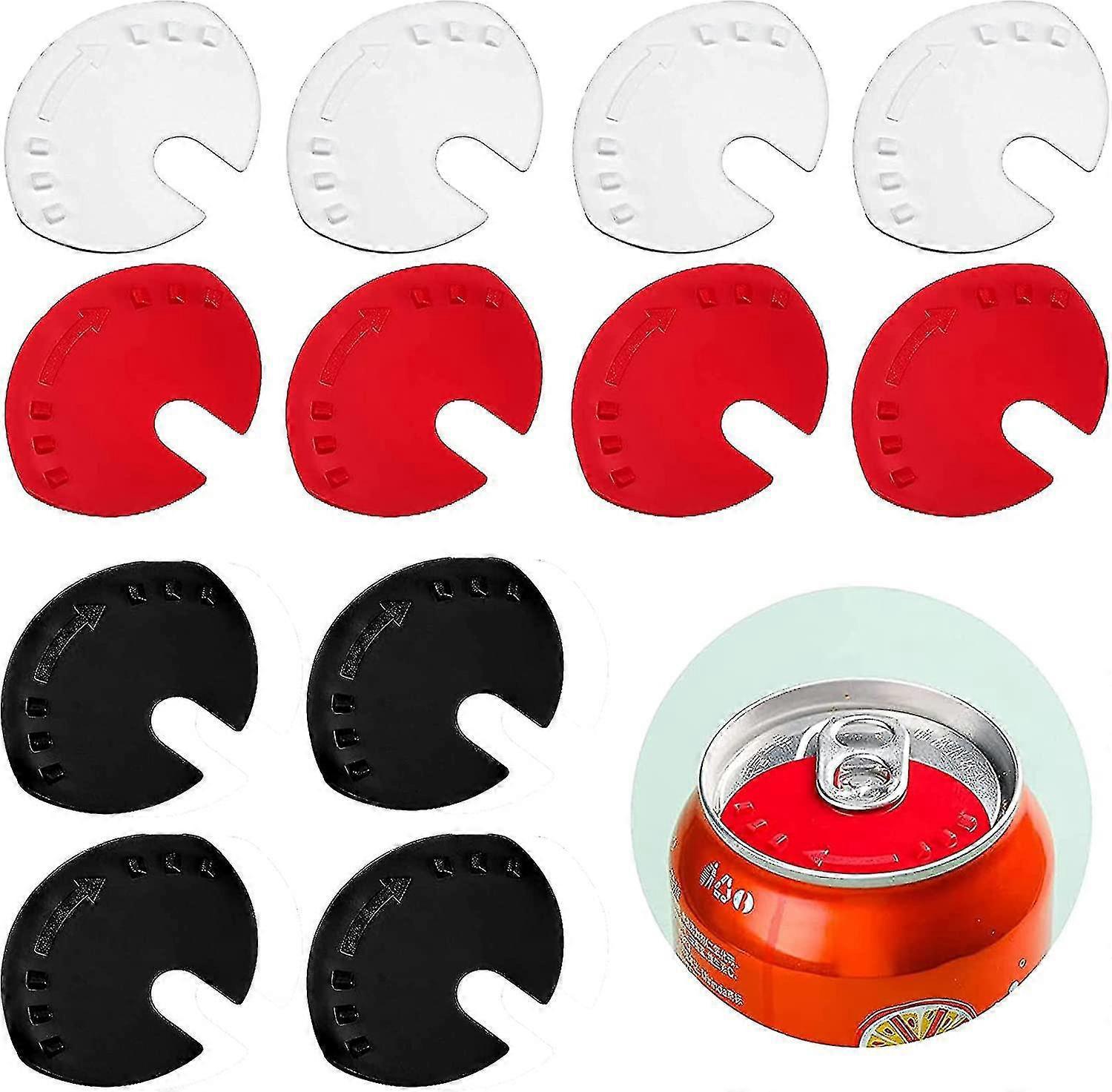 Packung Mit 12 Getränkedosendeckeln, Getränkedosendeckel, Getränkedeckel, Dosenverschluss Für Bier- Und Limonadendosen