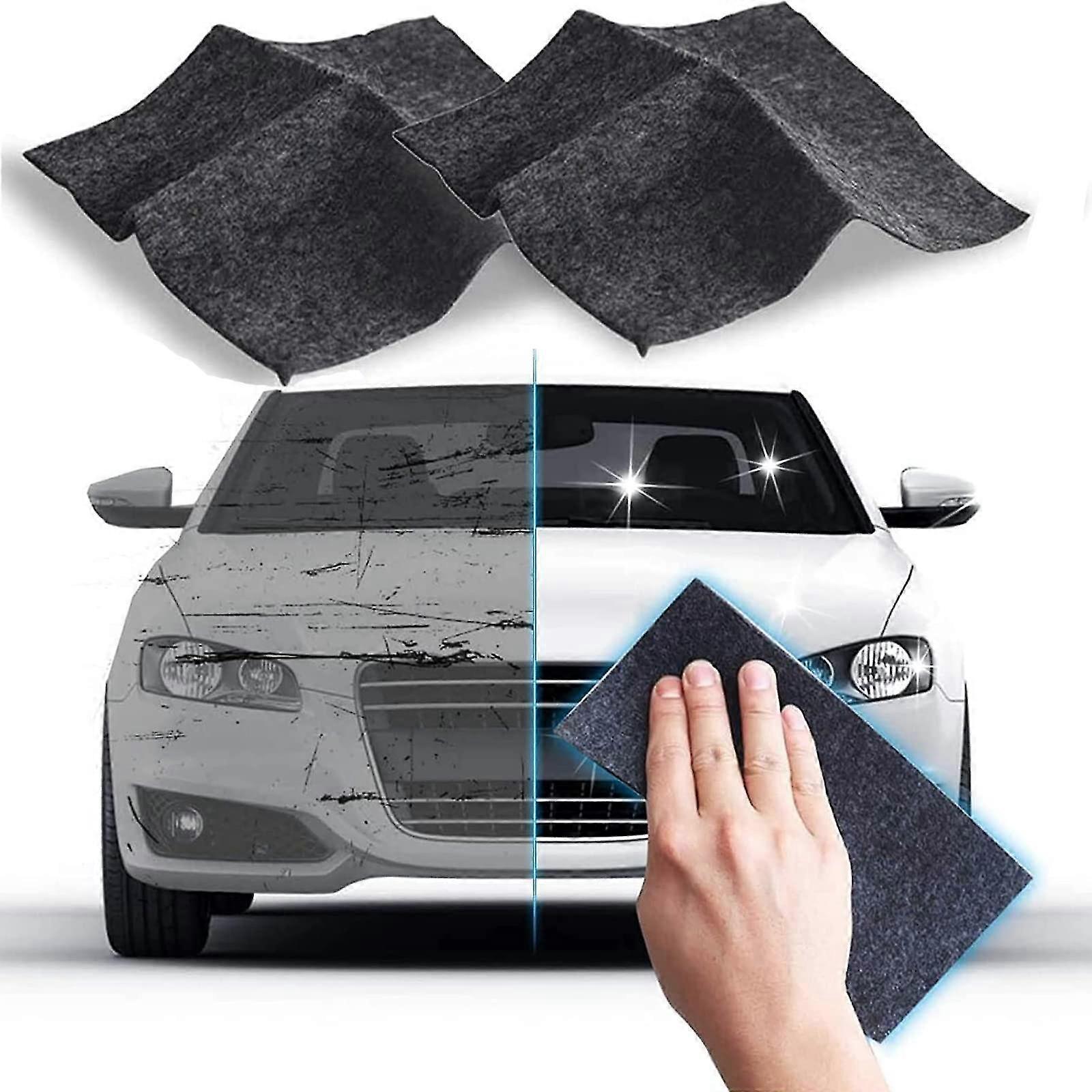 2 Stück Nano-glitzertuch, Nano-glitzertuch Für Autokratzer, Mehrzwecktuch Zur Kratzerentfernung Am Auto, Nano Magic