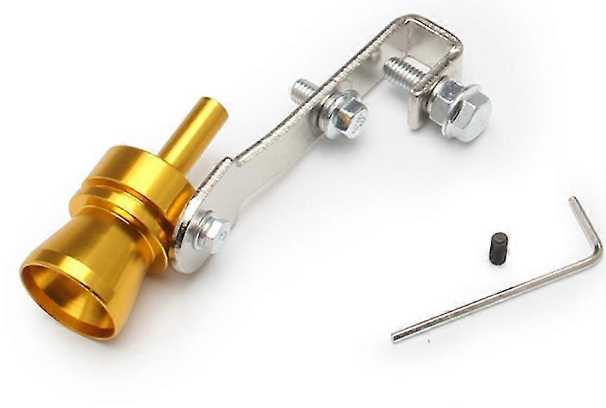 Modifizierter Autoauspuff, Turbo-imitationsgeräuschgenerator, Turbopfeife, Motorradzubehör-s-gold