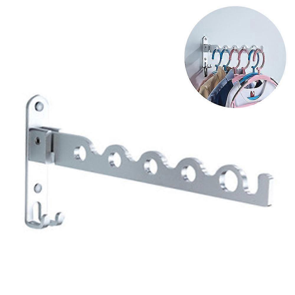 Wandmontierter Kleiderbügel Für Die Waschküche-silver