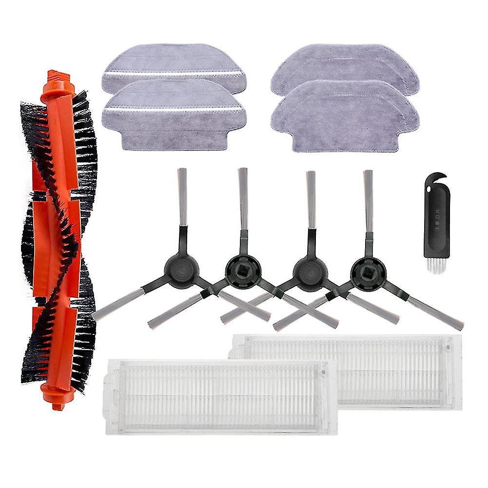 Hepa-filter, Haupt- Und Seitenbürste, Wischmopp-tuch Für Xiaomi Mijia Mop Pro