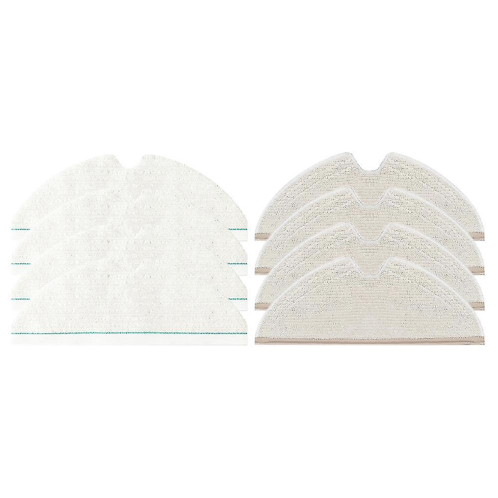 8-teiliges Set Waschbarer Wischtücher + Einwegmopp Für Xiaomi Roborock T8 Roboter