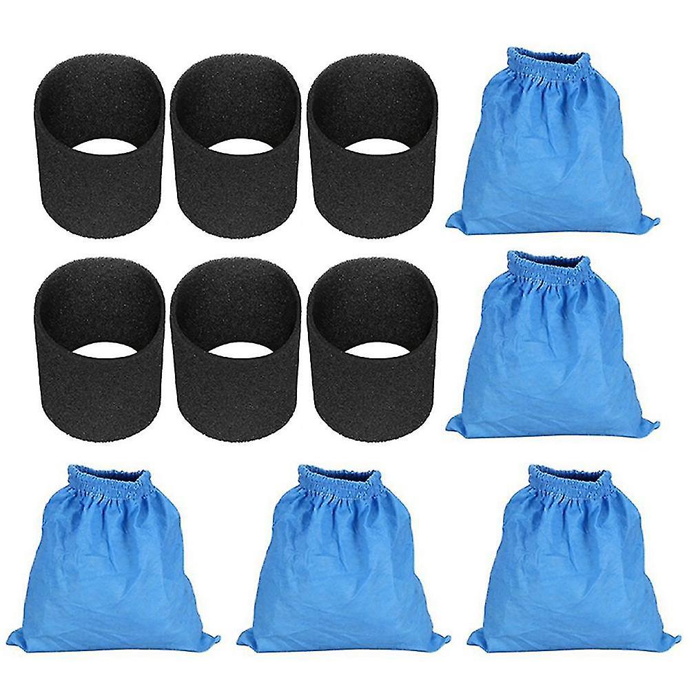 6x Kärcher Nass-trocken-schaumfilter Mv1 Wd1 Mv1 Wd1 Kärcher Filter