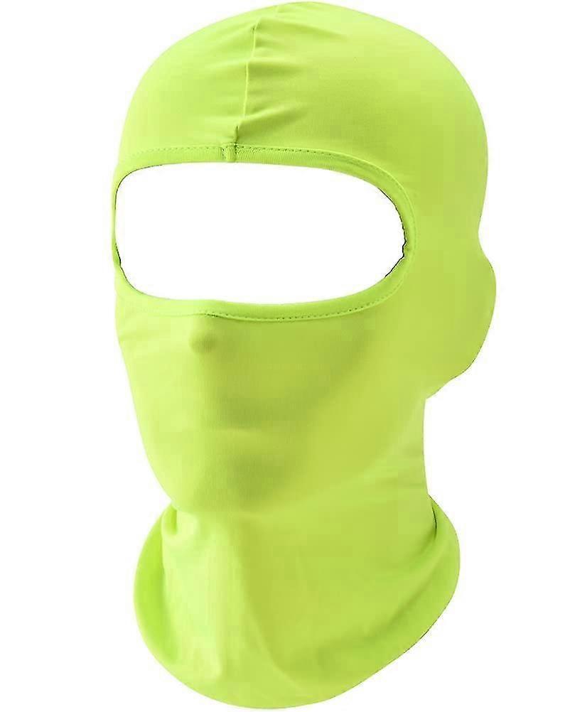 Sturmhaube, Skimaske, Nackenwärmer Für Motorrad- Und Fahrradhelme, Uv-schutzschal Für Damen Und Herren-green