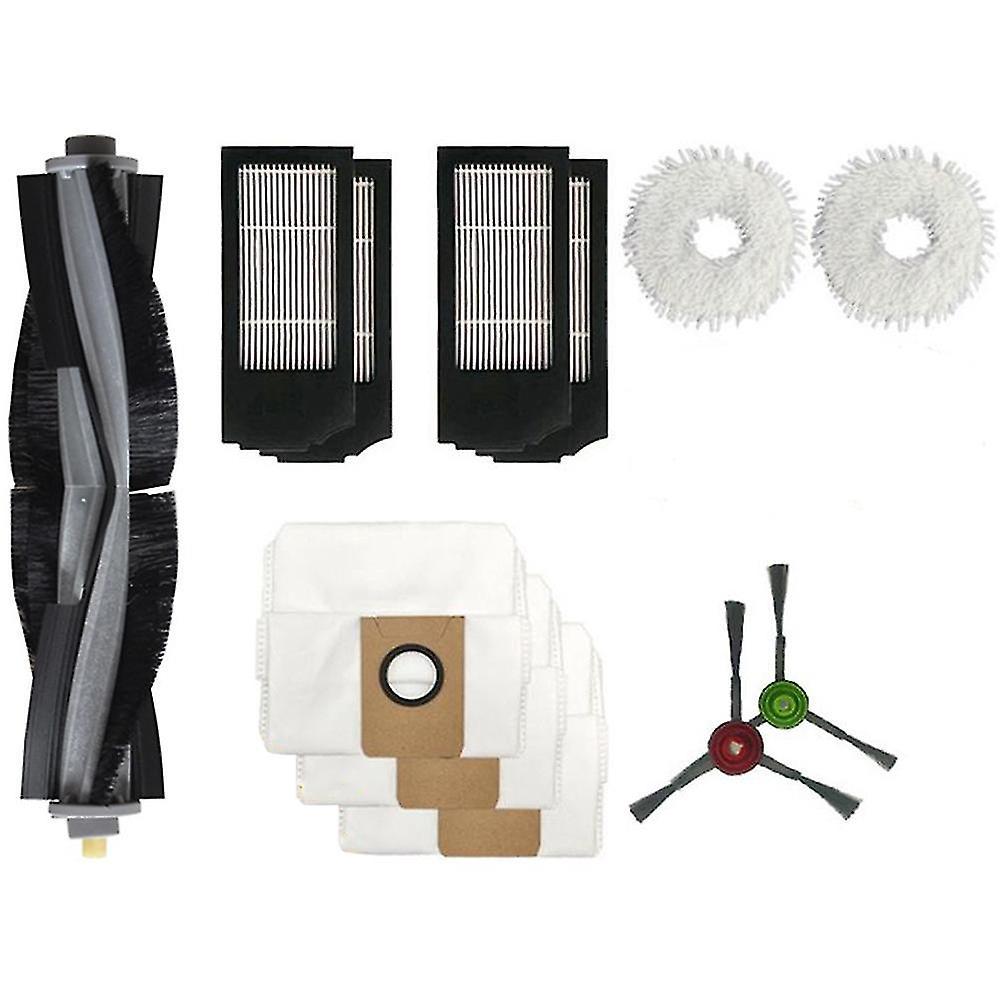 Staubbeutelfilter, Hauptbürste, Seitenbürste, Wischmopptuch Für Ecovacs Deebot X1