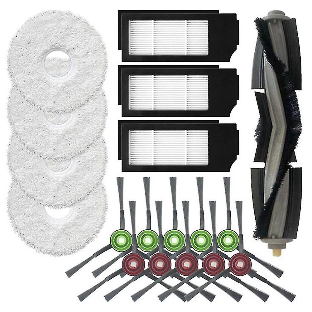 Für Ecovacs Deebot X1 Omn Wischtuch, Hauptbürste, Seitenbürste, Hepa-filter