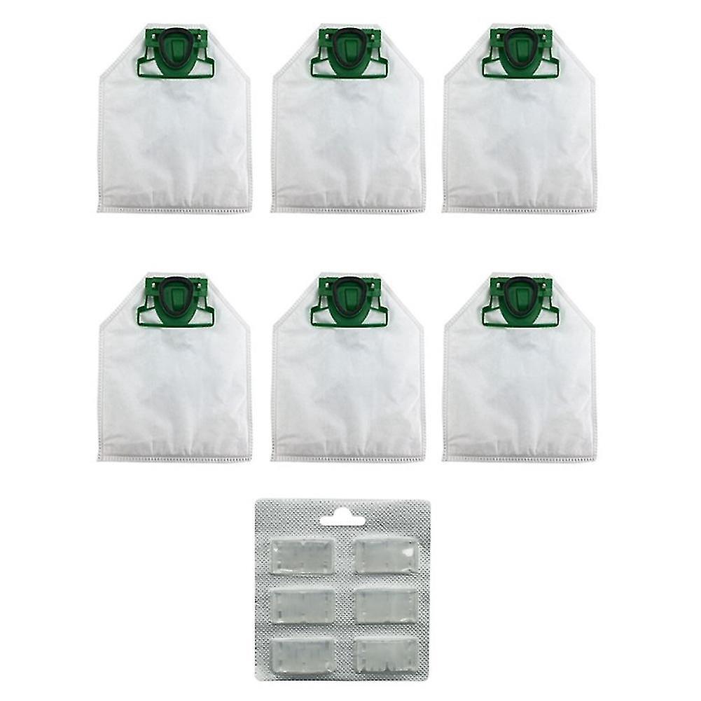 6 Staubbeutel, 1 Duftspender Für Vorwerk Kobold Vk200 Fp200
