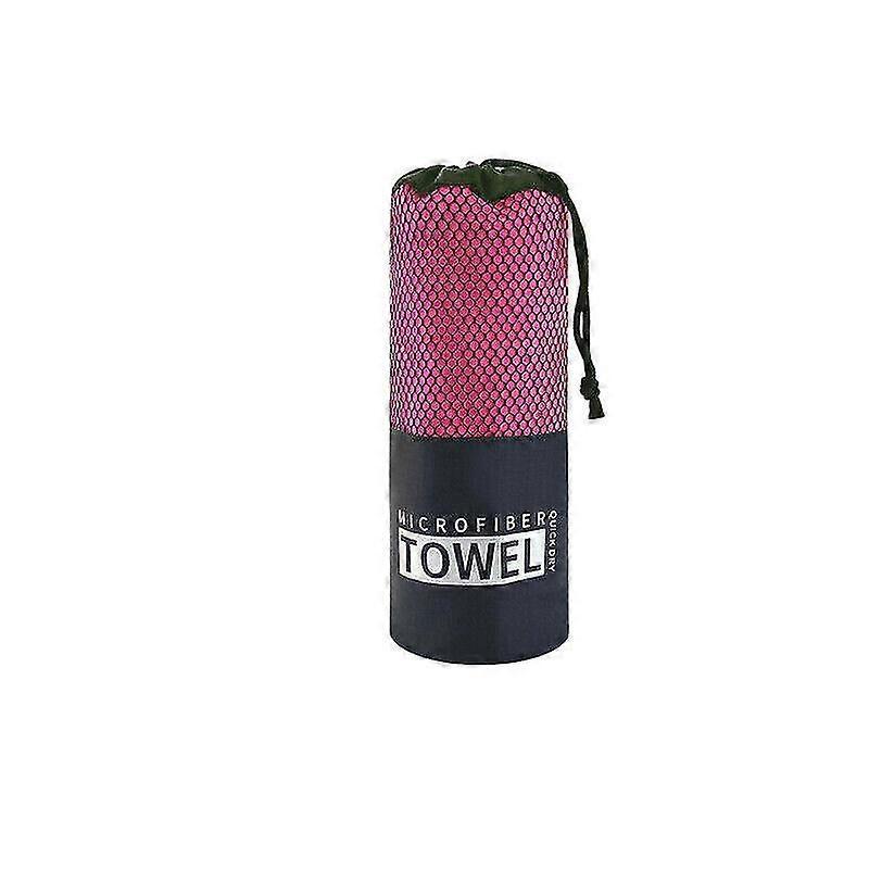Mikrofaser-strandtuch Für Erwachsene, Reisehandtuch, Badetuch, Sporthandtuch, Schnelltrocknend-4080cm-rose