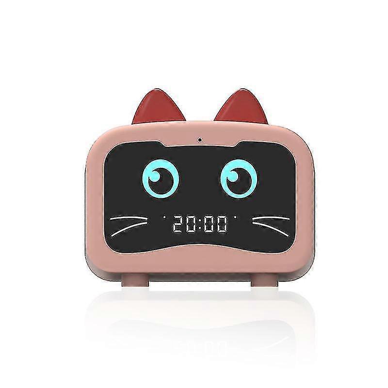Bluetooth-lautsprecher Mit Radio, Multifunktional, Led, Wiederaufladbar, Guter Klang, Pinke Katze