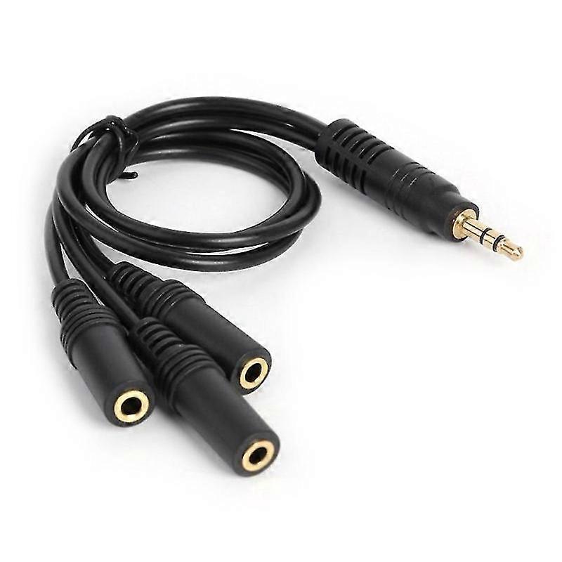 3,5-mm-klinkenstecker (vergoldet, Pvc, 3-polig) Auf 3-wege-stereo-audio-/kopfhörer-splitter-adapterkabel Mit Audio-/aux-ausgang