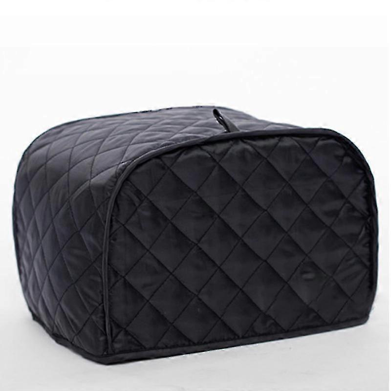 Toasterabdeckung Aus Polyester, Staubschutzhülle Für 2-/4-scheiben-toaster, Schutzhülle Und Fettschutz-33x27x22cm-black
