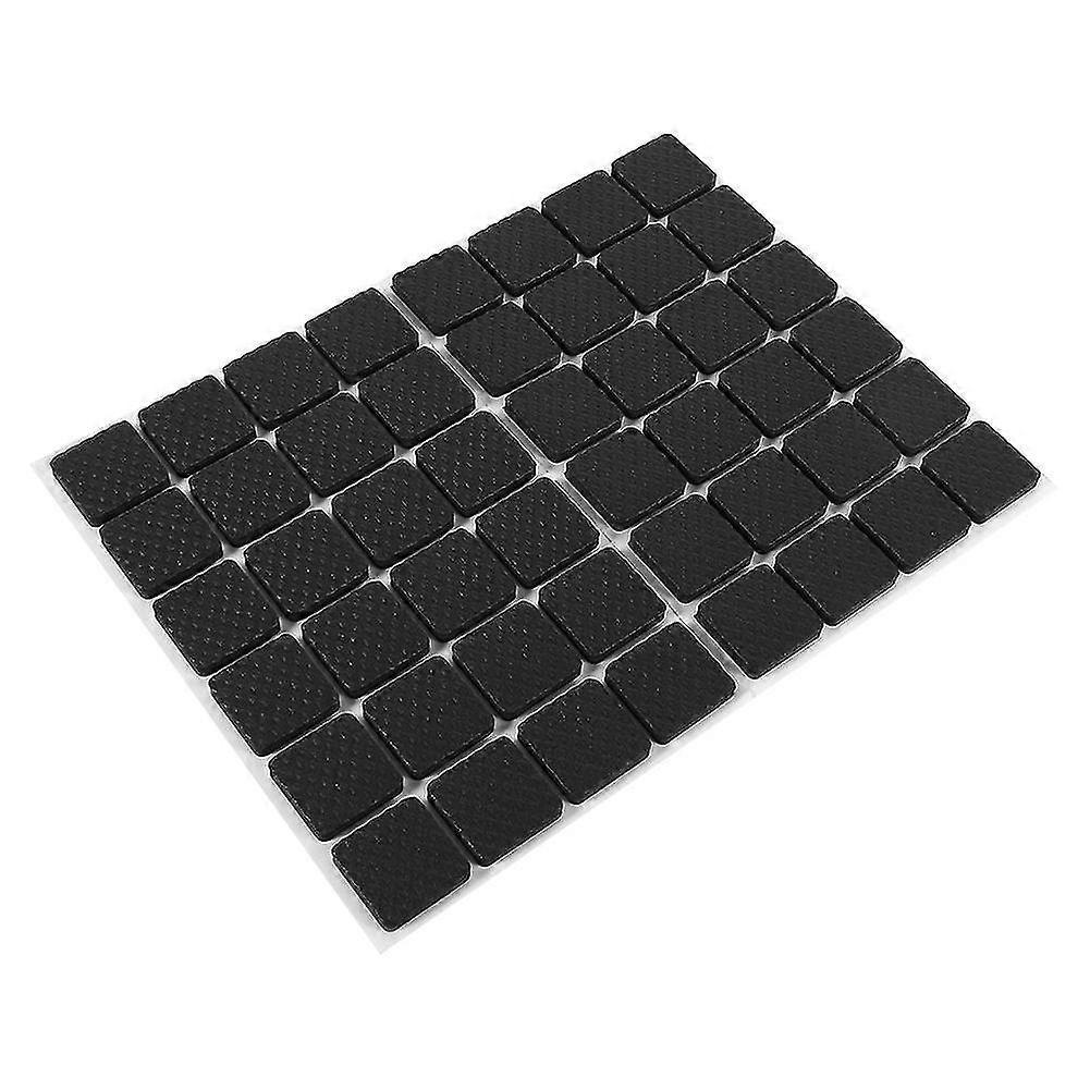 Rutschfeste, Selbstklebende Gummifüße, Schwarz, Für Möbel Und Stühle, Bodenschutz-square 48pcs