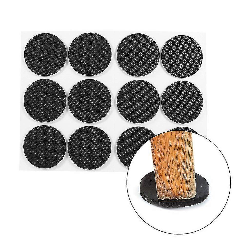 Rutschfeste, Selbstklebende Gummifüße, Schwarz, Für Möbel Und Stühle, Bodenschutz-round 12pcs