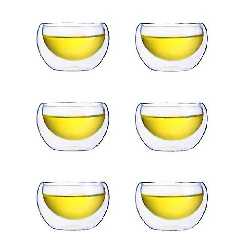 6-teiliges Set Glas-teetassen