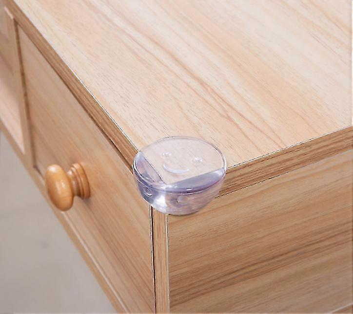 Eckenschutz-eckenschutz, 12 Stück, Transparent, Für Möbel Und Tische, Zum Schutz Von Kinder- Und Babyecken-cat Face Smiley