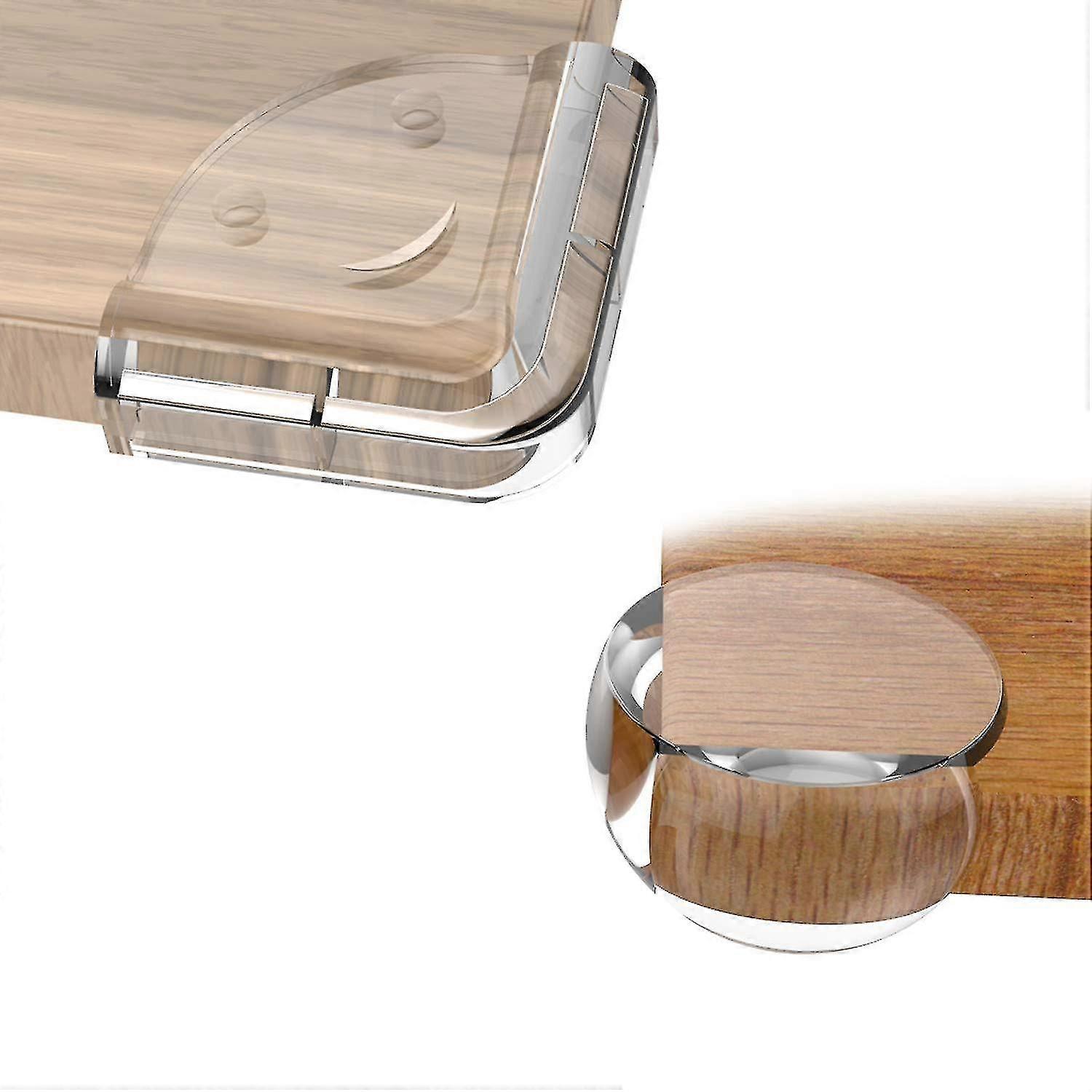 Eckenschutz-eckenschutz, 12 Stück, Transparent, Für Möbel Und Tische, Zum Schutz Von Kinder- Und Babyecken-smiley