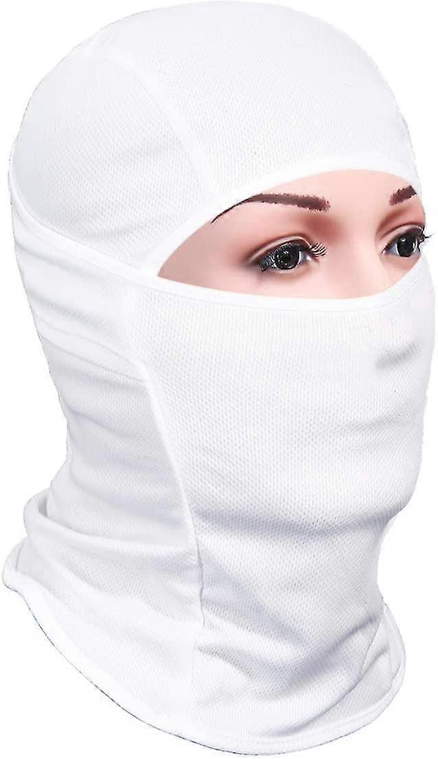 Sturmhaube, Gesichtsmaske, Uv-schutz, Sonnenschutz, Taktisch, Leicht, Ski, Motorrad-white