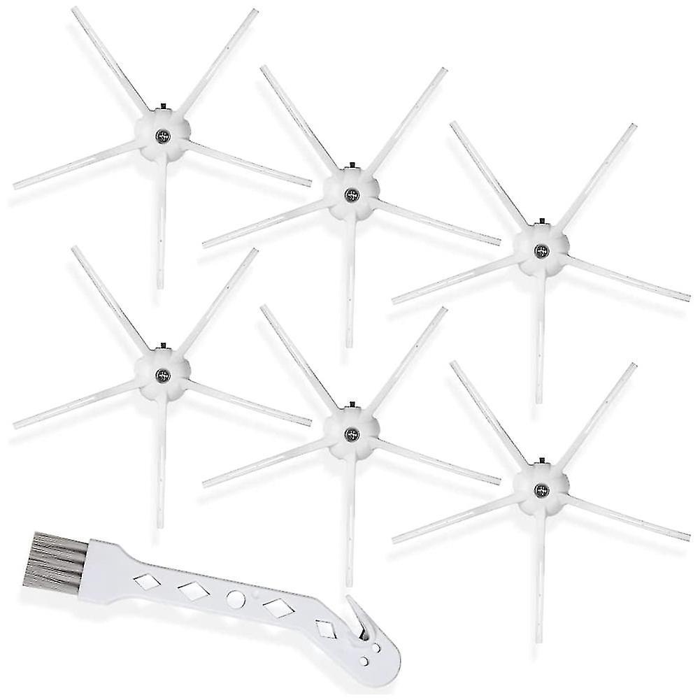 6er-pack Seitenbürsten Für Roborock S7-serie, S6/s5/s4/e-serie, Weiß