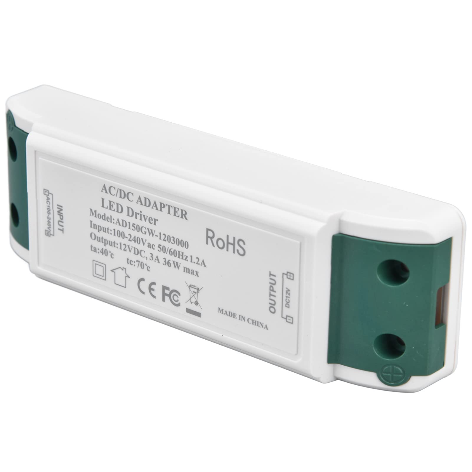 Led-leistungstreiber, Led-transformatortreiber 50/60hz Schutzfunktion Für Led-bildschirme Für Led-lichtleisten Für Schrankbeleuchtung.