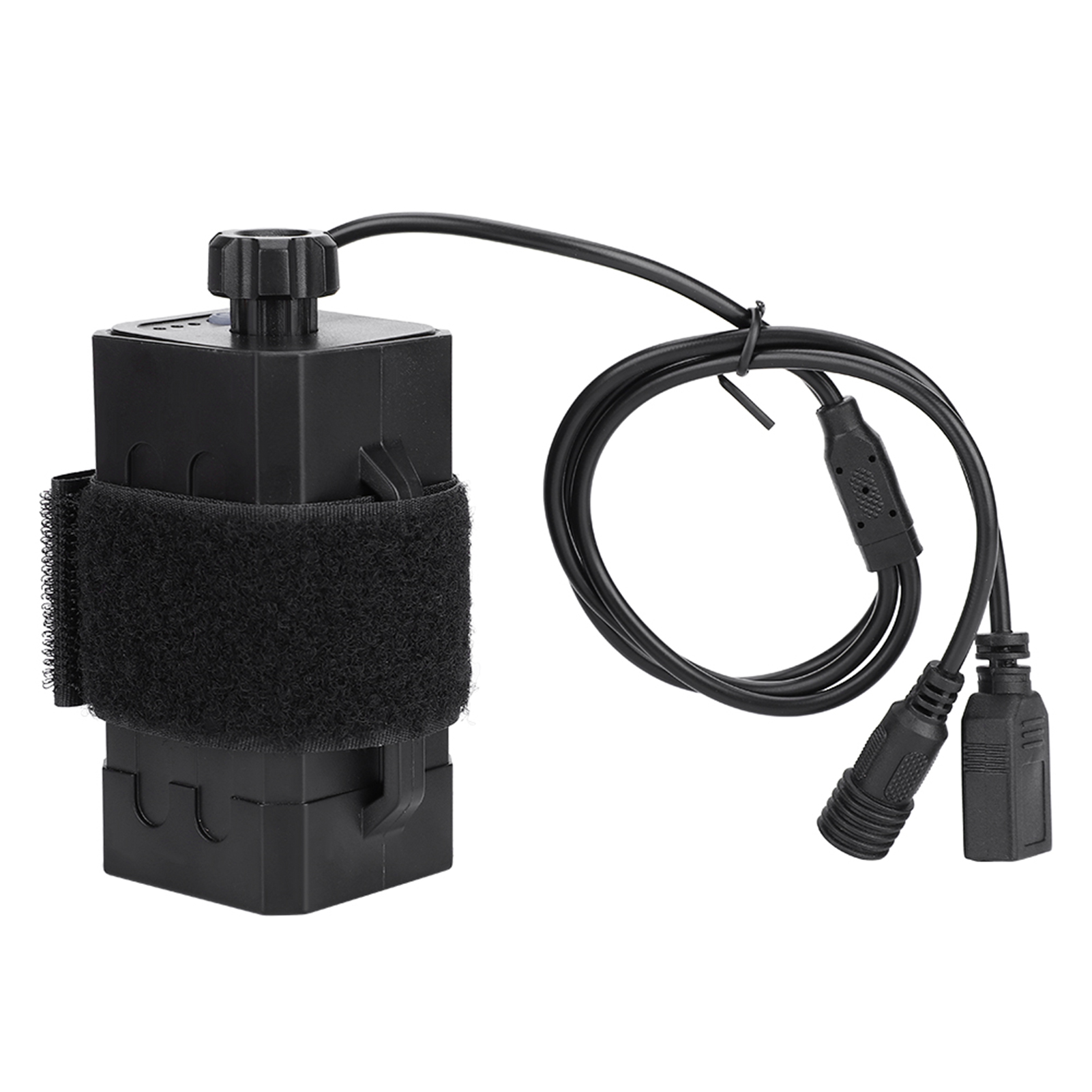 Wasserdichtes Gehäuse Für 18650-akkus, Schutzhülle, Dual-usb/dc-schnittstelle Für Fahrradbeleuchtung.
