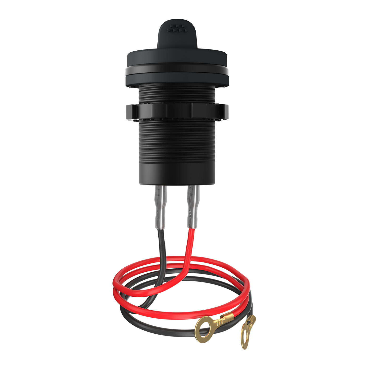 12v-24v Qc3.0 Kfz-ladegerät Mit Schnellem Usb- Und Pd-doppelanschluss Zum Laden Von Motorrädern, Strandfahrrädern, Suvs Und Booten Ip66 Wasserdichtes Design Mit Mehreren Schutzöffnungen