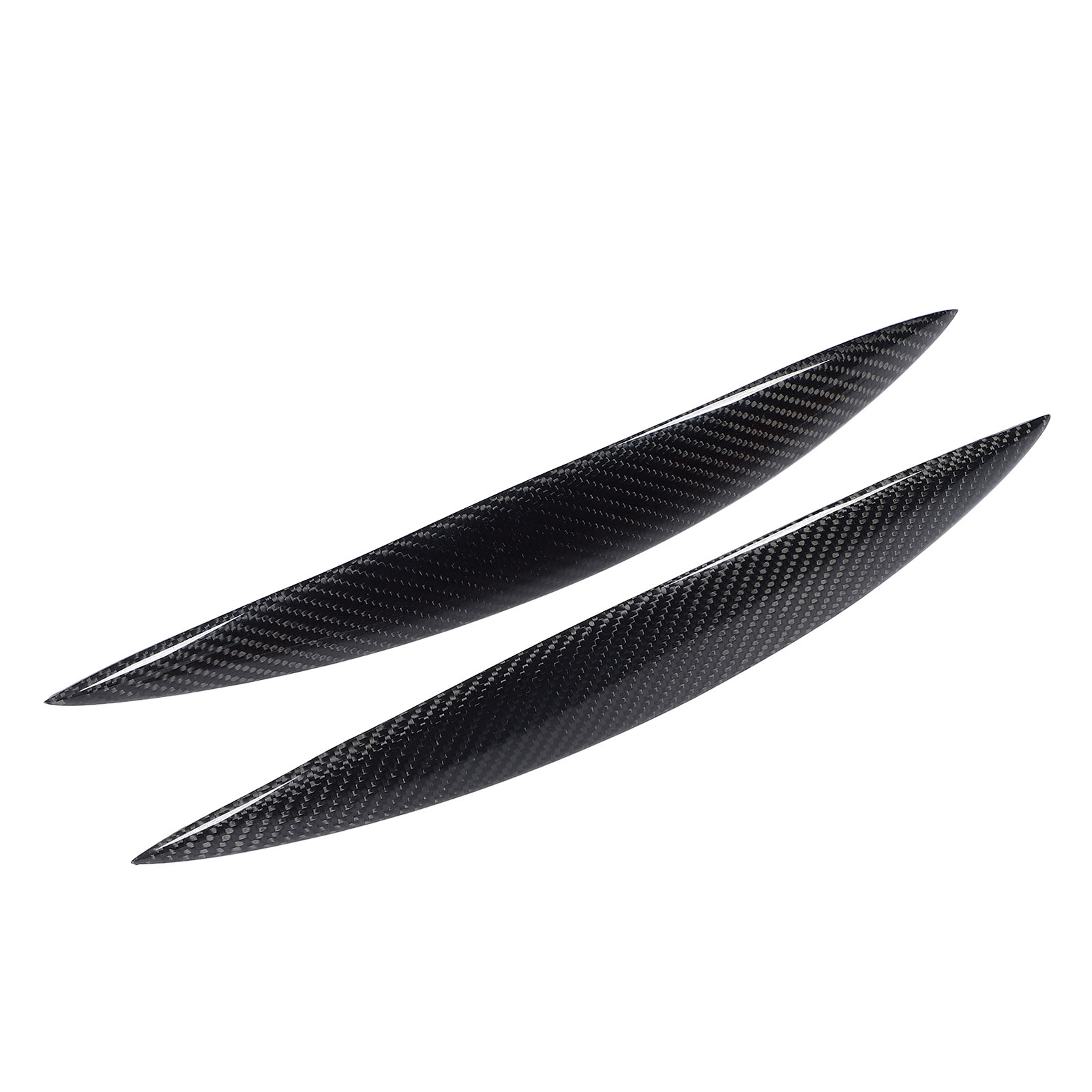 Scheinwerferblenden Aus Kohlefaser, 2-teilig, Links Und Rechts, Glänzend, 3k-köperbindung, Frontscheinwerfer Für Infiniti G35 V35 2003-2007
