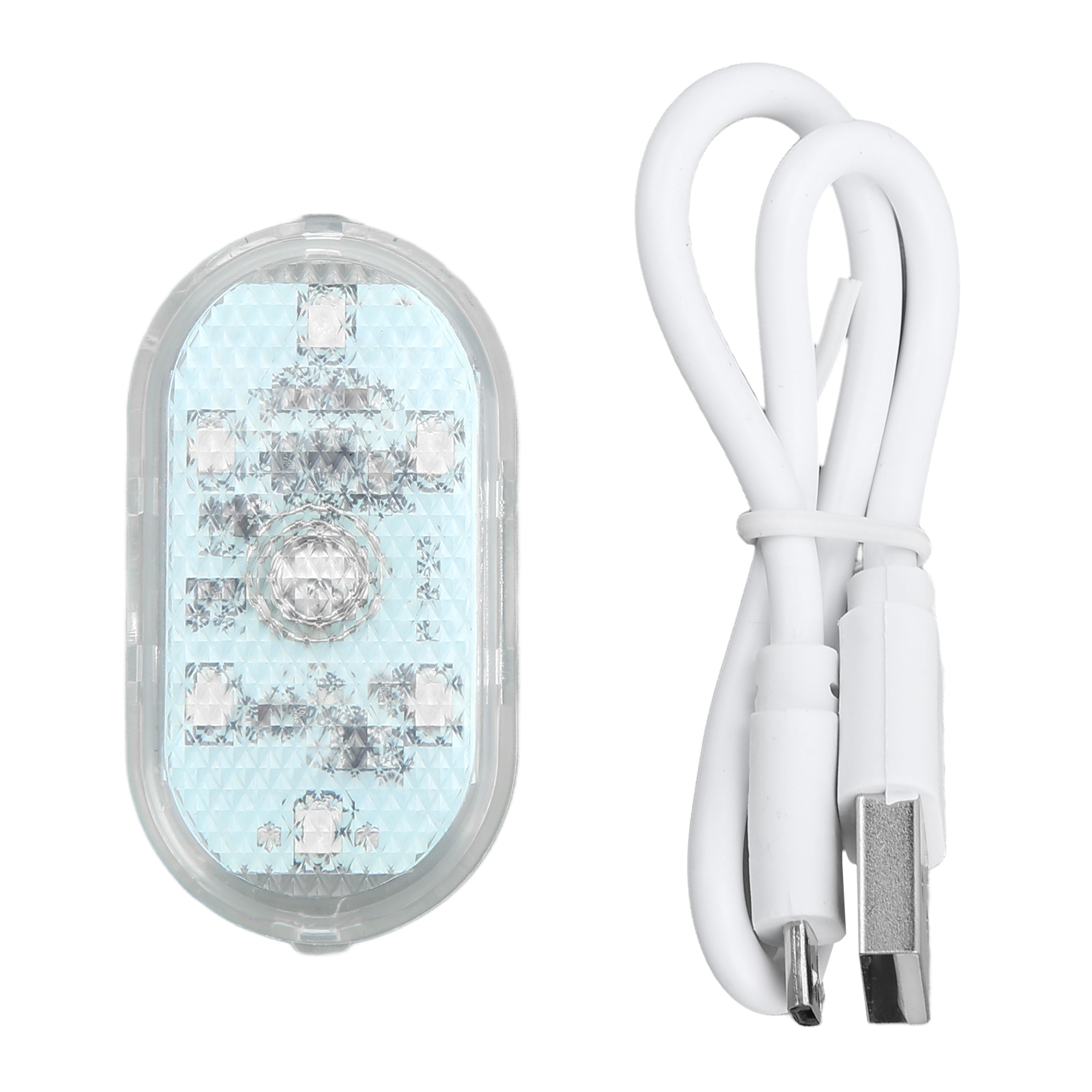 Berührungsempfindliche Led-autoinnenraumleuchte, Mini-nachtbeleuchtung Mit Eingebautem Akku, Geringer Energieverbrauch, Augenschutz (blau).