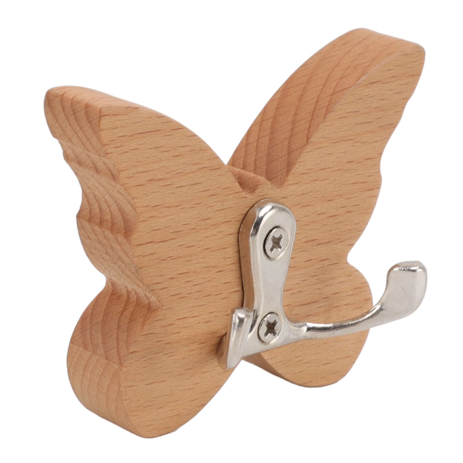 Schmetterlings-wandhaken, Holzaufhänger, Großer Schmetterlings-wandhaken Mit Farbspektrum Für Handtuch Oder Mantel.