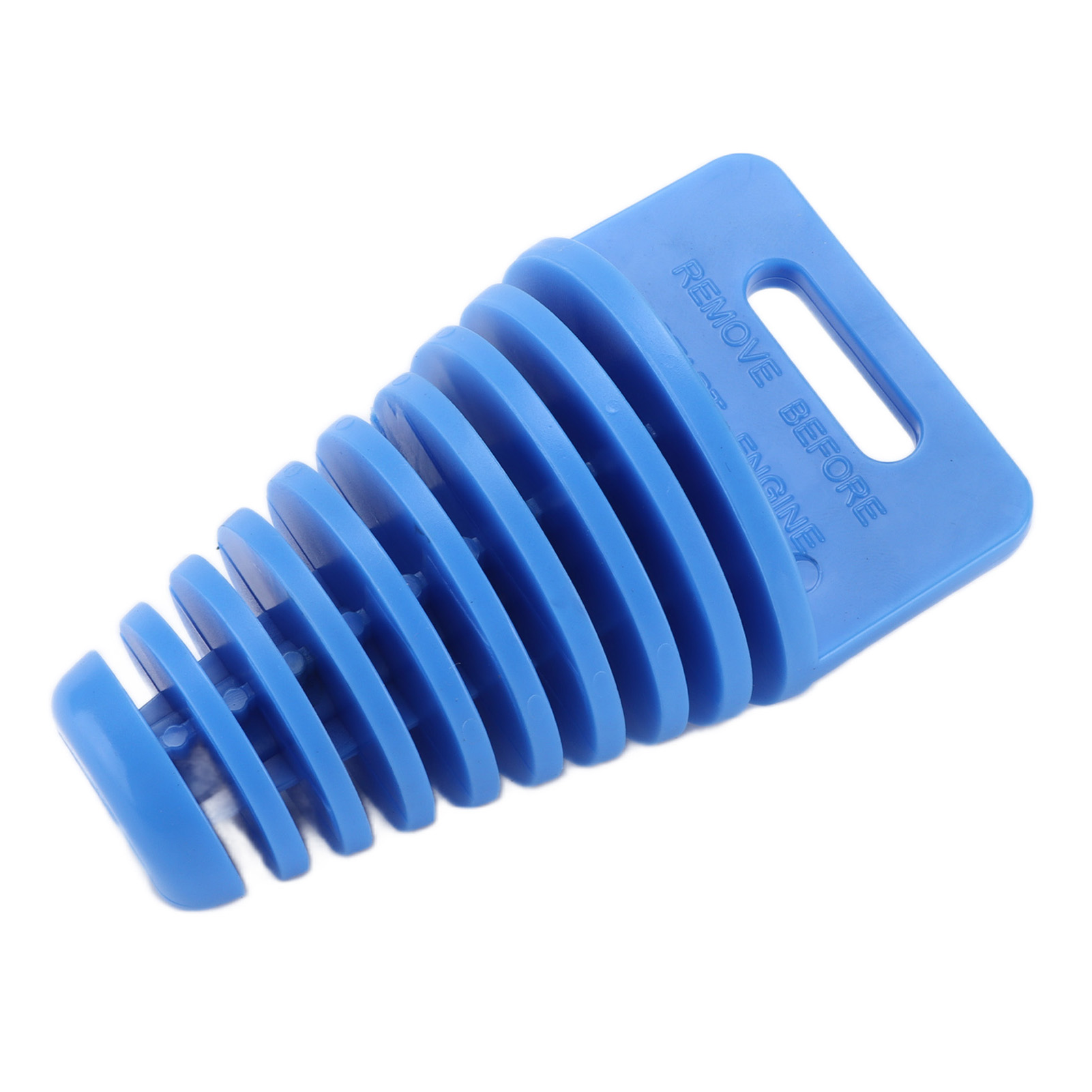 Auspuffstopfen Für Motorräder, Gummi-schalldämpfer-waschstopfen, Blauer Wasserdichter Auspuff-schalldämpferstopfen.