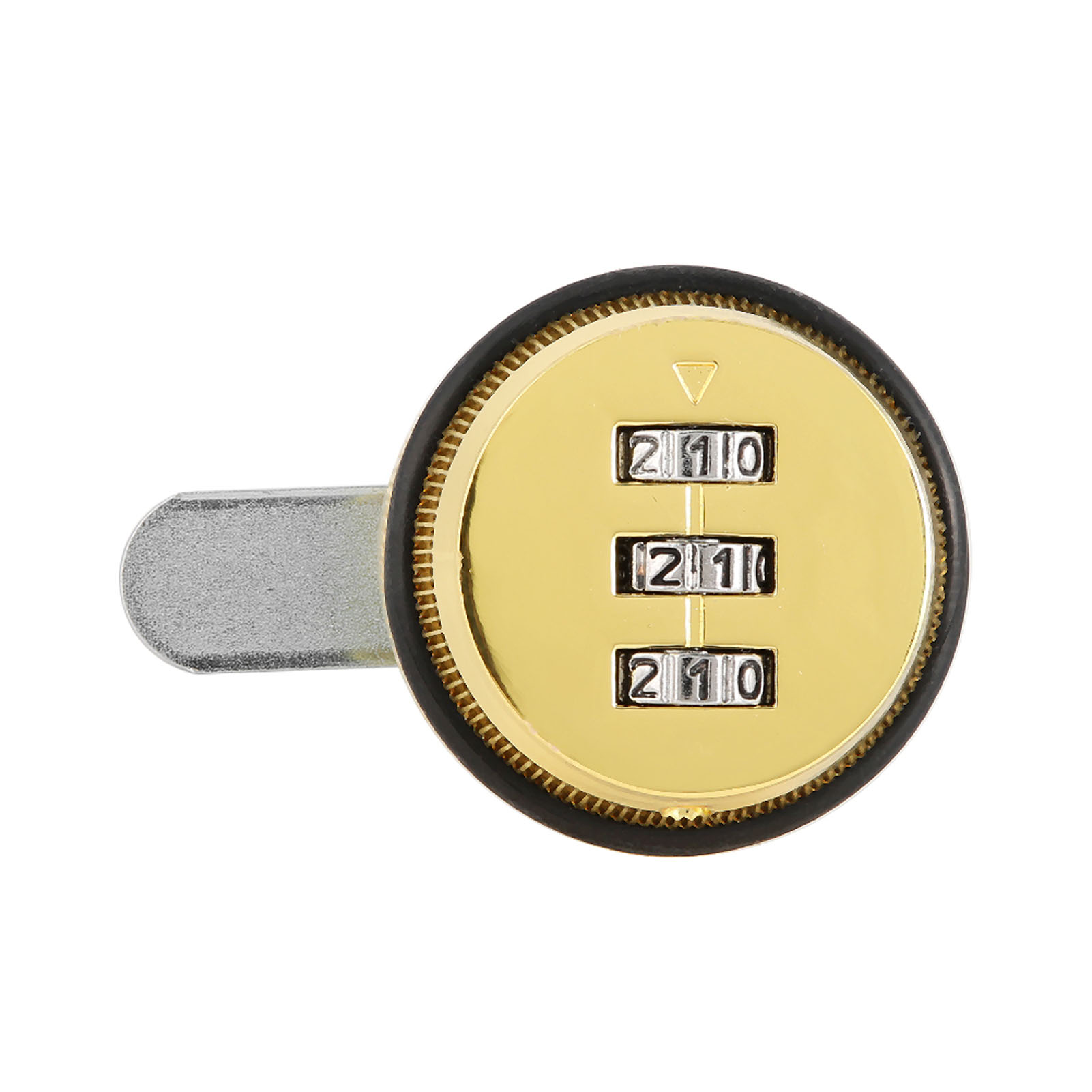 Passwortgeschütztes Nockenschloss Aus Zinklegierung, 3-stelliger Digitaler Zahlencode Für Schrank, Goldfarbene 30-mm-/1,18-zoll-schublade Und Briefkasten