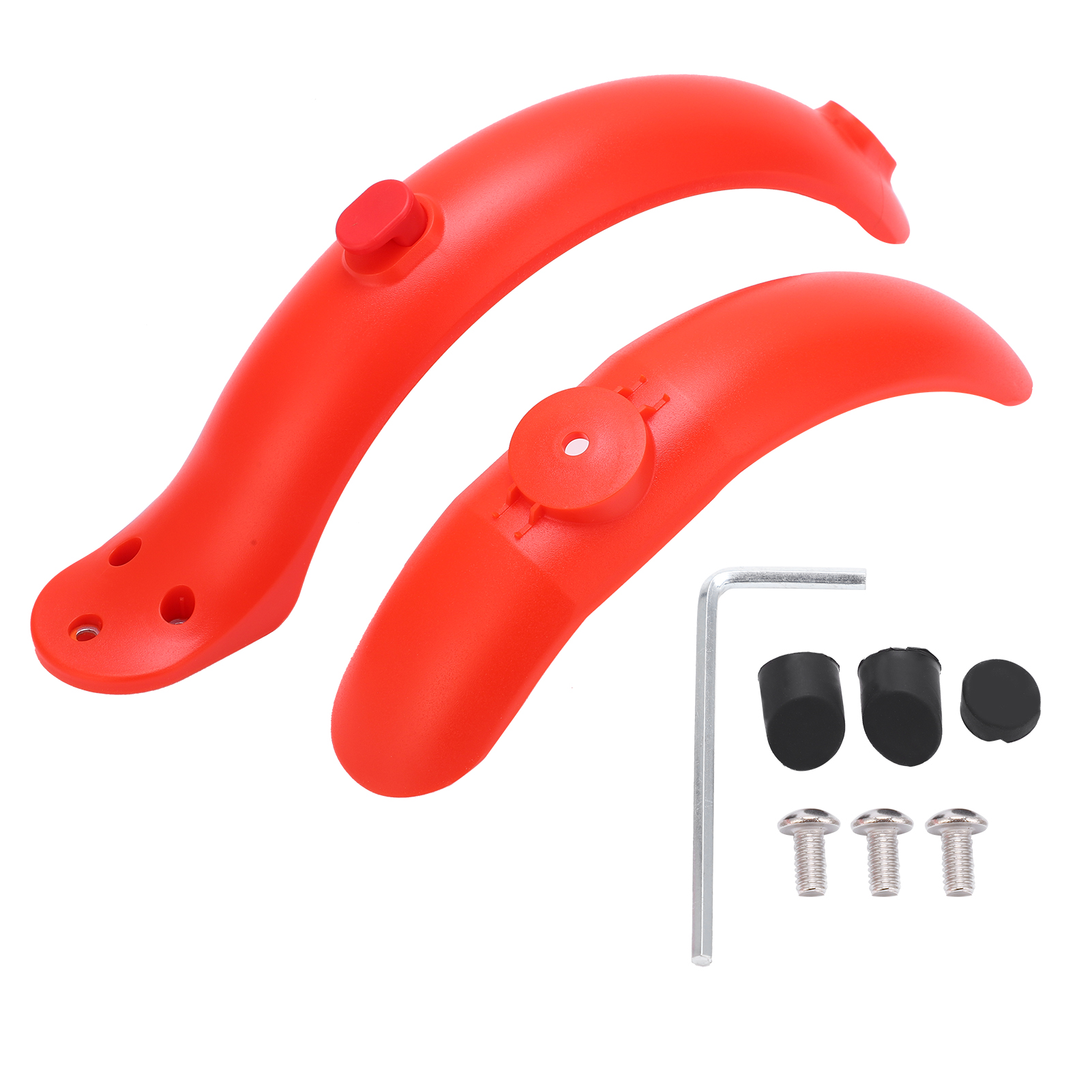 Vorder- Und Hinterradschutzblechset Für Elektroroller Mit Werkzeug Für Xiaomi M365red Zubehör.