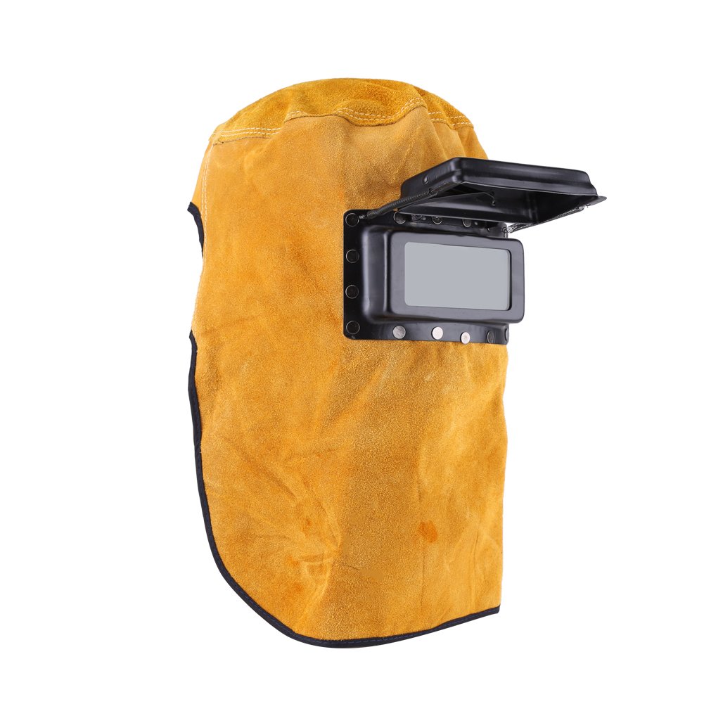 Atmungsaktiver Schweißhelm – Leder – Automatische Verdunkelung Mit Sonnenschutz – Linse – Akozon