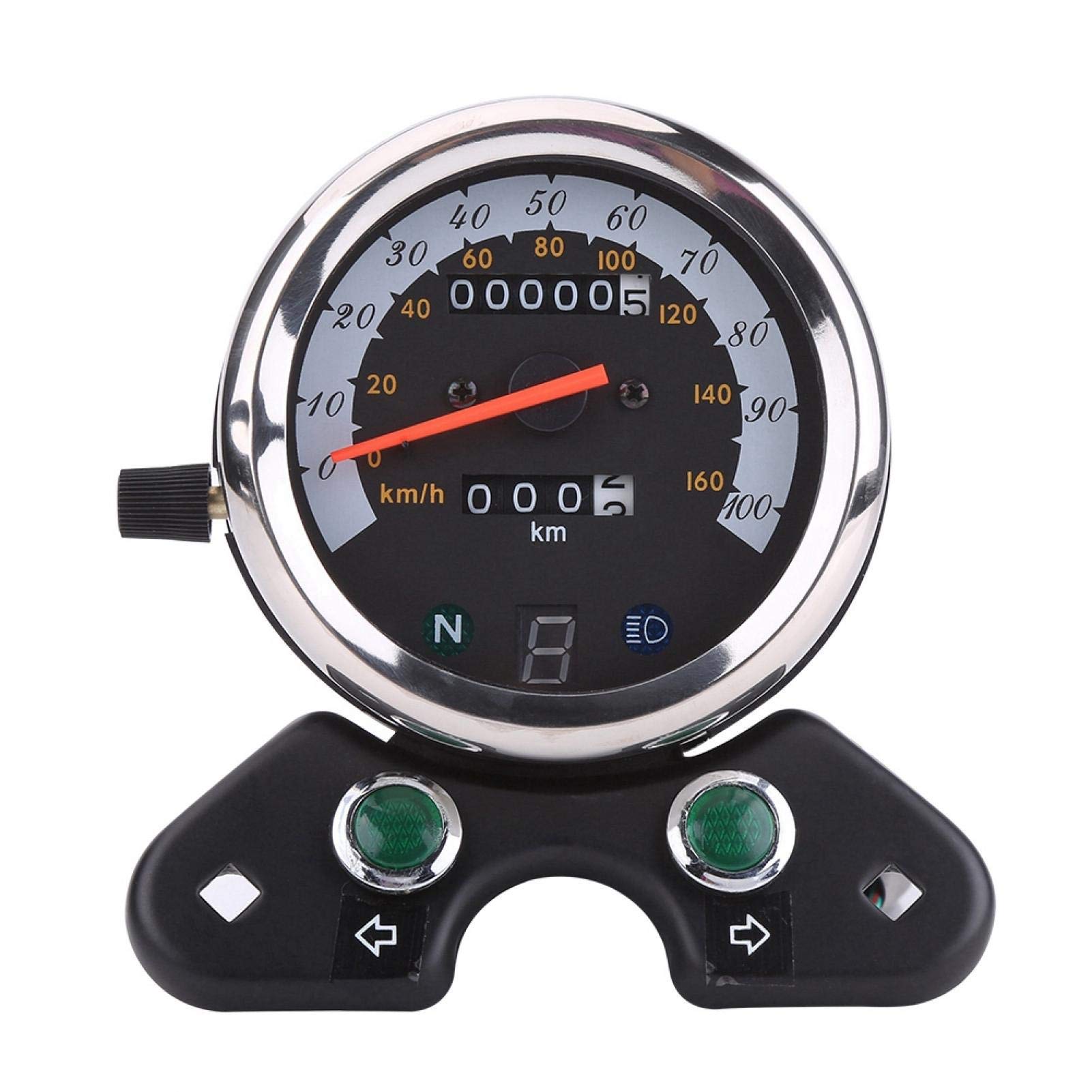 12v Dual-geschwindigkeits-/kilometerzähler – Led-anzeige – Für Gn125 – Motorradinstrument