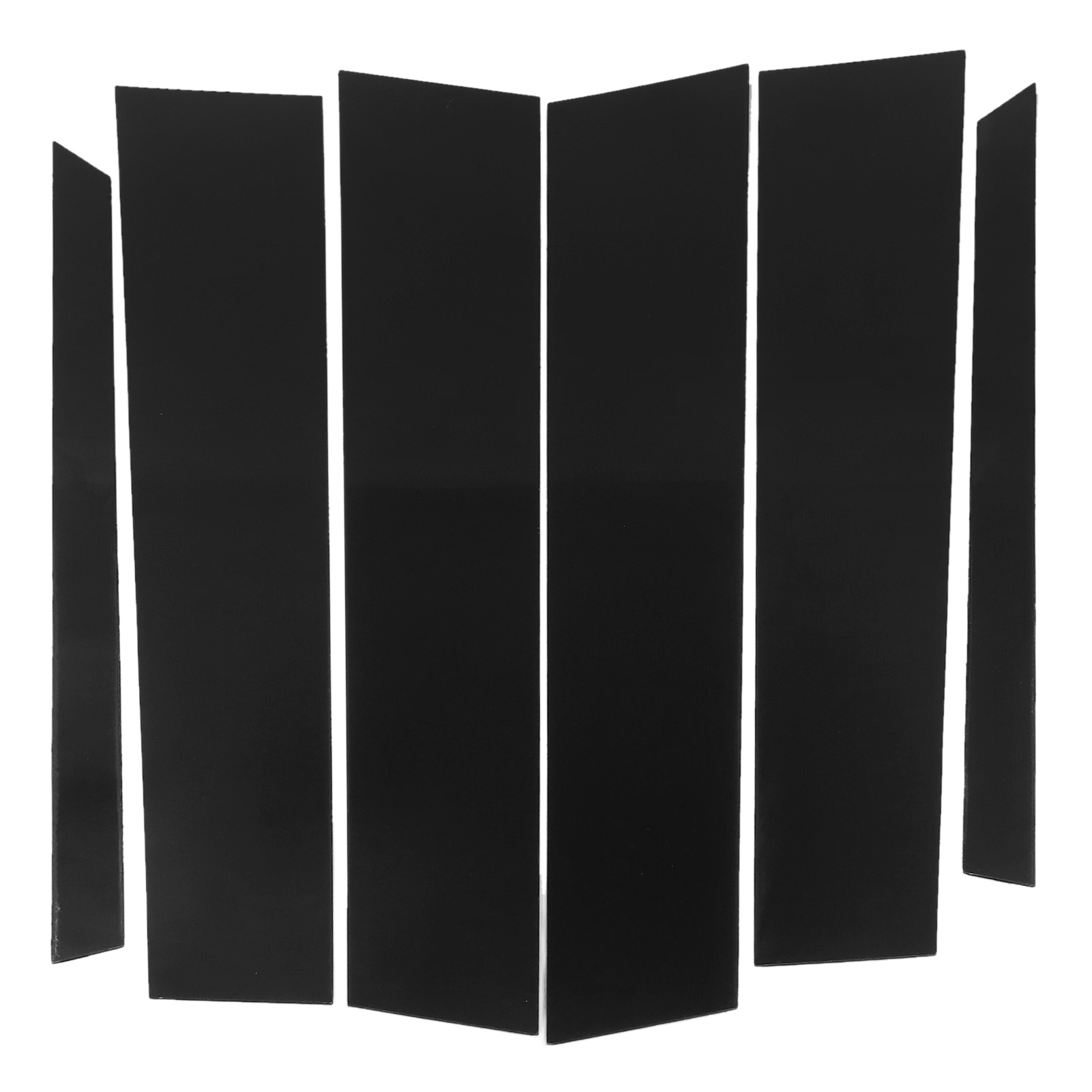 Tür-/fenstersäulenverkleidung Aus Glänzend Schwarzem 4d-design Für Mercedes-benz M-klasse W164 (2006-2011) (6-teilig)