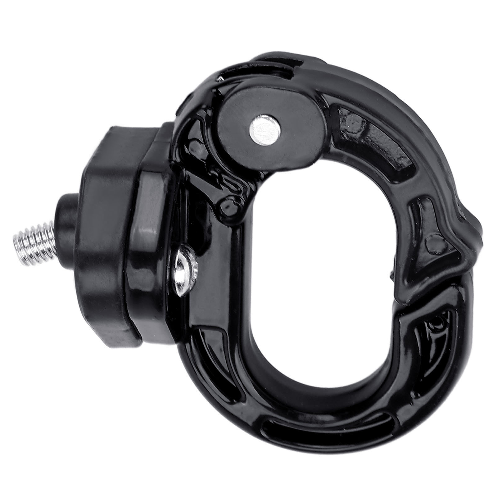 Universeller Frontkrallenaufhänger Für Elektroroller, Robuster Motorradhelm-taschenhaken, 12 Kg Tragkraft Für Freihändiges Reisen (komplett Schwarz).