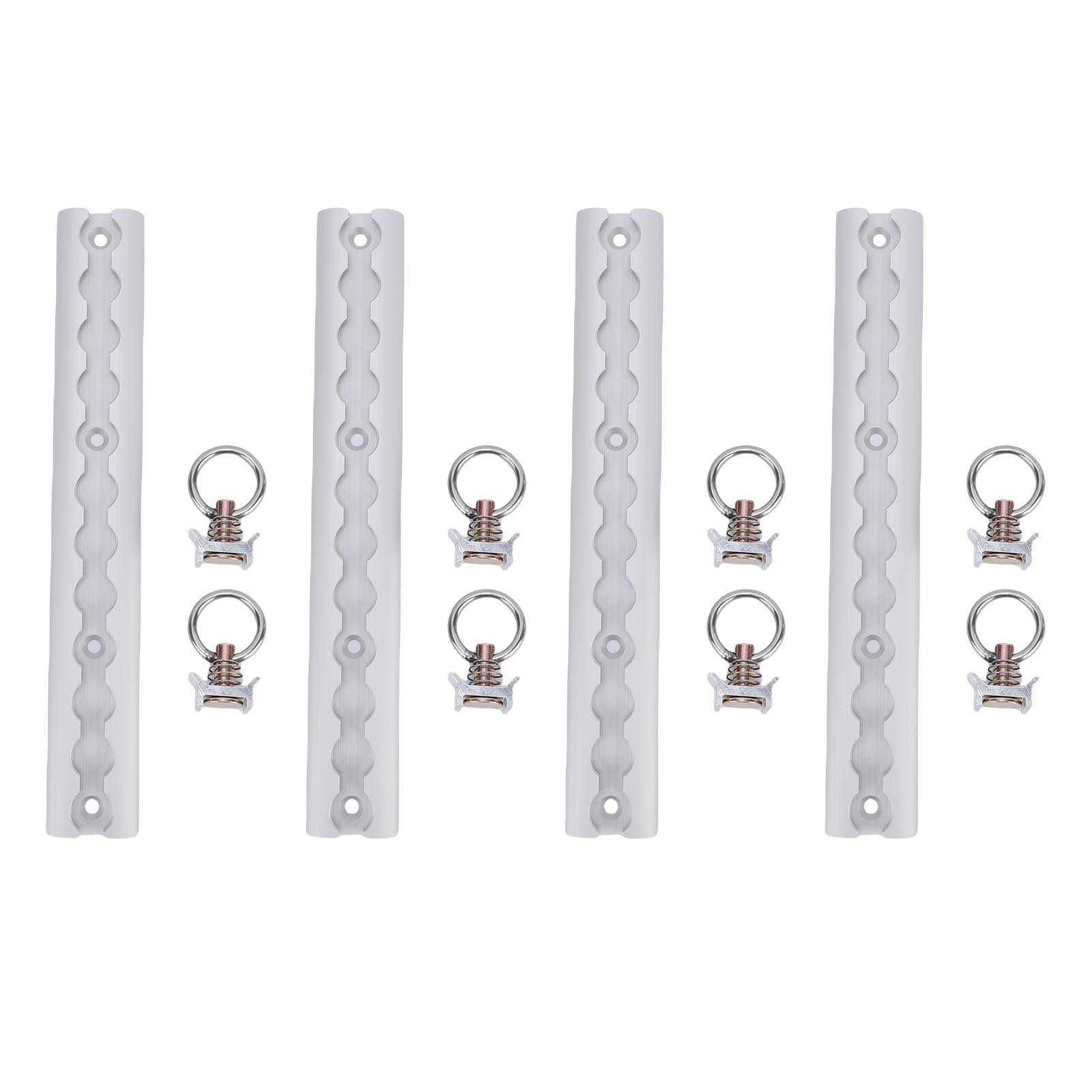 Robustes Aluminium-befestigungssystem Mit 8 O-ringen Für Motorräder, Atvs, Dirtbikes, Traktoren Und Pick-ups, Silber, 304 Mm