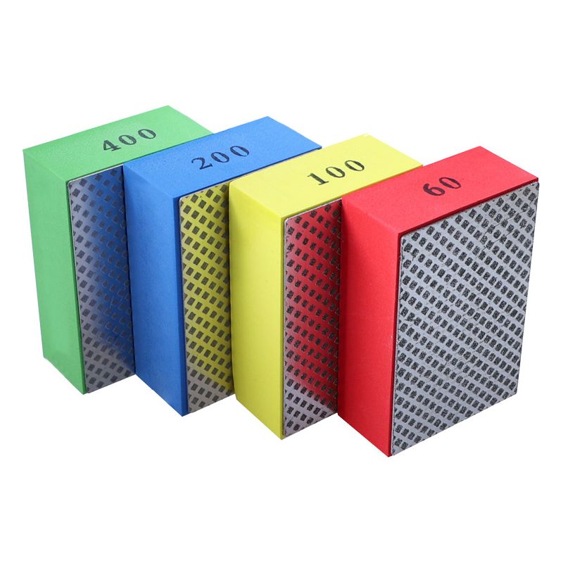 Set Mit 4 Diamantpolierpads Für Fliesen, Glas, Keramik, Schleifklötze, Polierkörnungen 60, 100, 200, 400