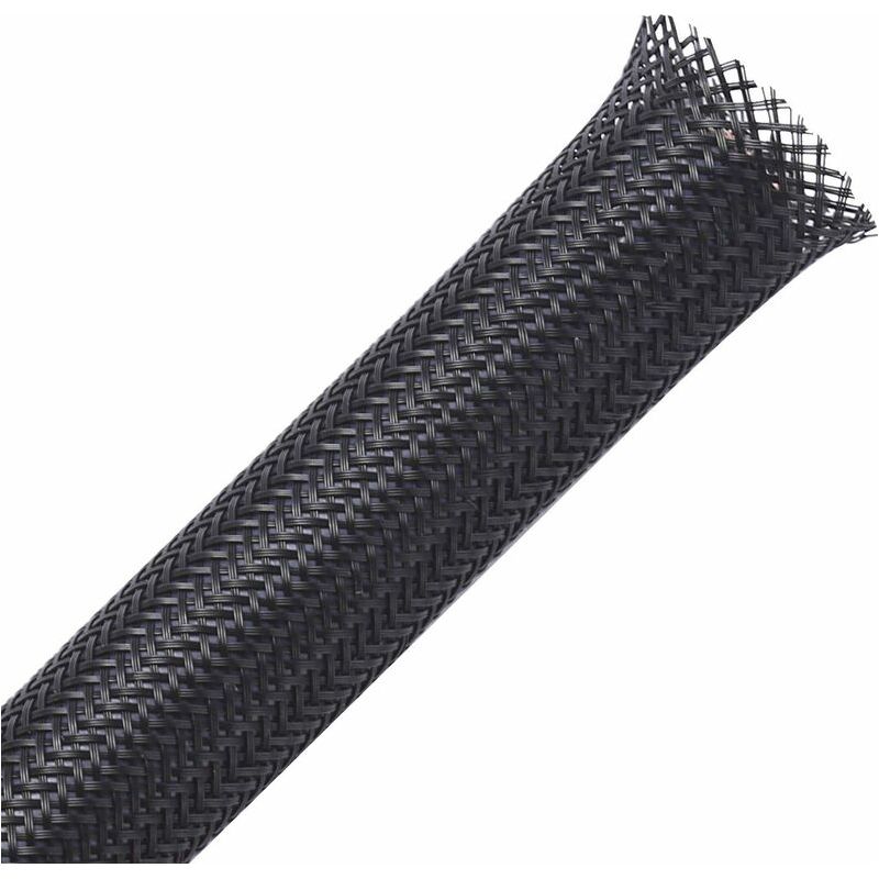 Dehnbarer, Geflochtener Kabelschutzschlauch (13 Mm–30 M), Kabelabdeckung, Kabelorganisator, Kabelschutz Für Kfz-kabel Und -leitungen – Schwarz