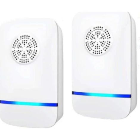 2er-pack Ultraschall-schädlingsbekämpfer, Elektronische Insekten- Und Nagerabwehr Gegen Mücken, Mäuse, Kakerlaken, Ratten, Bettwanzen, Spinnen, Ameisen Und Fliegen, Für Zuhause, Lager Und Küche