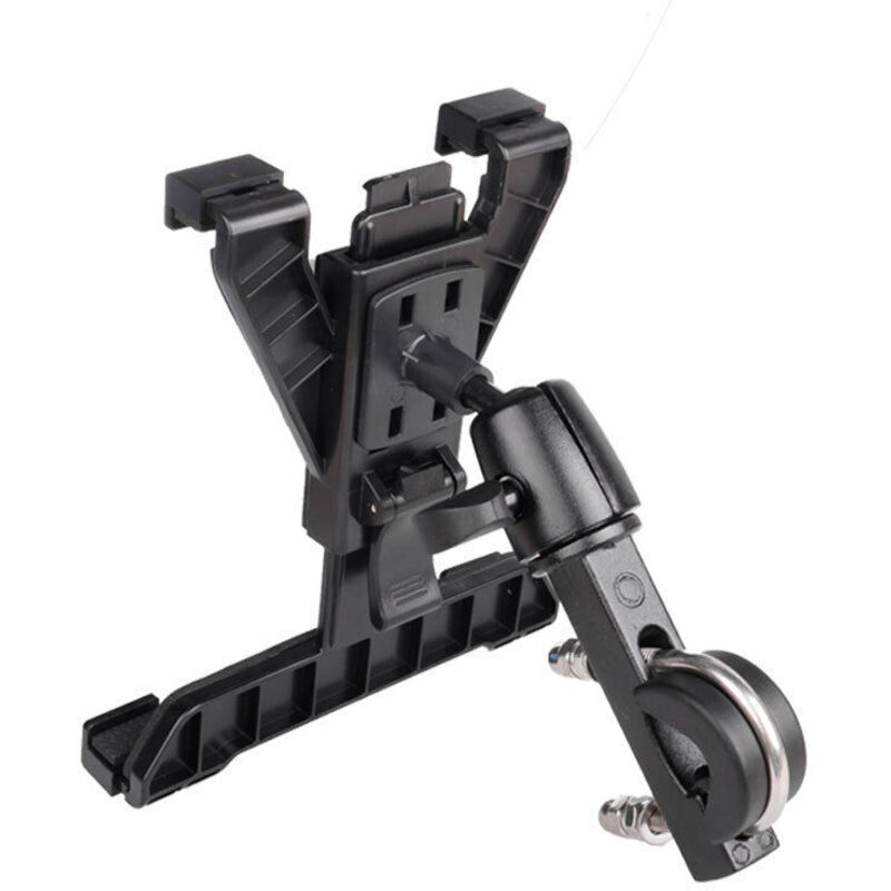 Support Tablette Voiture 11-21,5 Cm – Angle De Rotation 360° – Installation Facile Sur Table Ou Véhicule – Pour Navigation Et Musique
