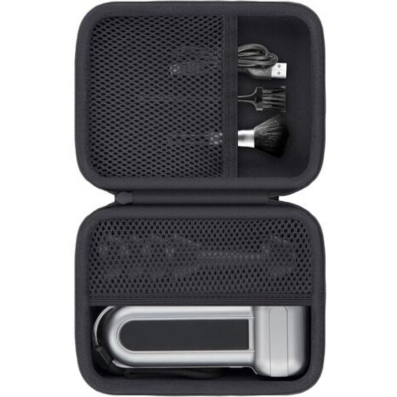 Hartschalenkoffer Mit Netzfach Für Wolfbox Mf100 Mf50 Elektro-luftsauger, Druckluftreiniger Und Gebläse, Zubehörtasche Für Wolfbox Mf100 Mf50, Nur Koffer (schwarz)