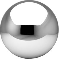 Große, Dekorative Edelstahlkugel Für Garten, Terrasse Oder Flur, 150 Mm, Silber
