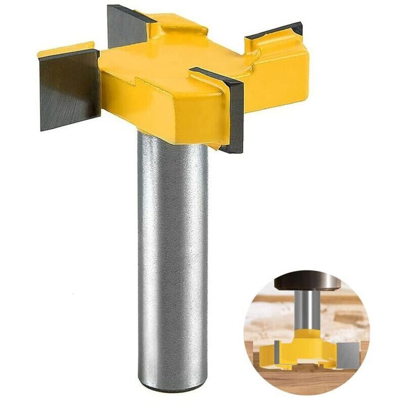 [neuwertig]hobelfräser, 8-mm-schaftfräser, Abflachfräser, Plattenfräser, Holzfräser, T-fräser, Für Die Oberflächenbearbeitung Von Holz