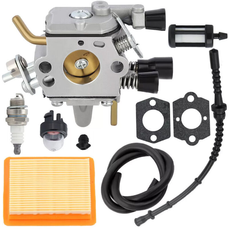 [neuwertig]vergaser Mit Luftfilter, Zündkerze, Kraftstoffleitung Für Stihl Fs120 Fs200 Fs250 Fs300 Fs350 Ht250 Freischneider Zama C1q-s162