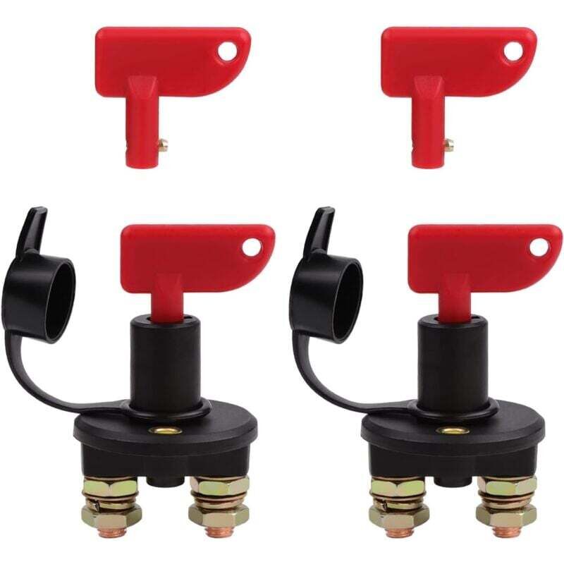 [neuwertig]2er-pack 12v/24v Kfz-batterietrennschalter, Not-aus-schalter