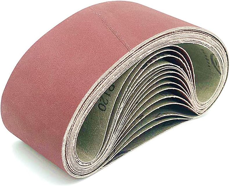 [neuwertig]610 X 100 Schleifring, 4 Zoll Aluminiumoxid-schleifband (5 Stück)