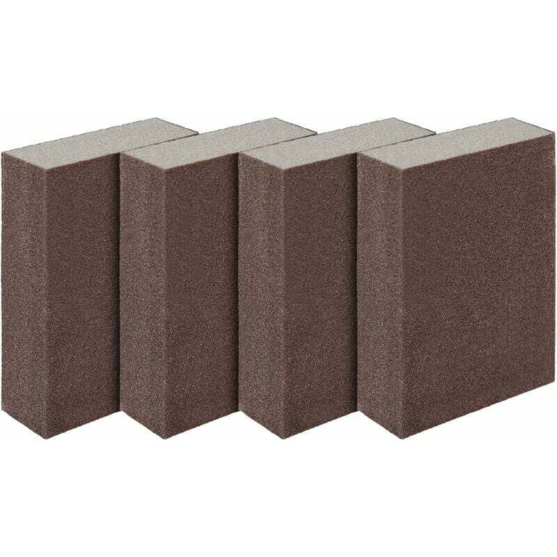 [neuwertig]set Mit 4 Schleifschwämmen/schleifblöcken Für Nasse Und Trockene Oberflächen, Superfein (körnung 320 Bis 400) Schleifmittel